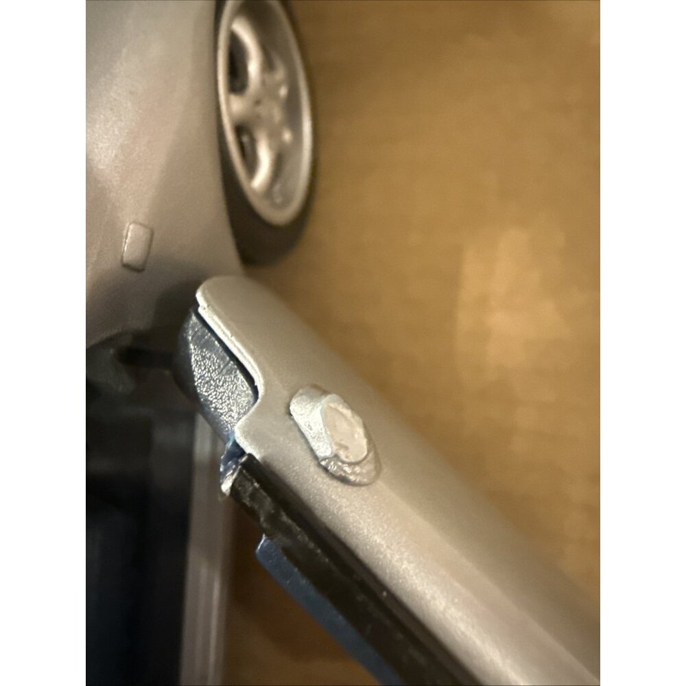 Vintage 1994 Maisto PORSCHE 911 CARRERA CABRIOLET 1:18 Diecast Model Grey Silver - Picture 10 of 16